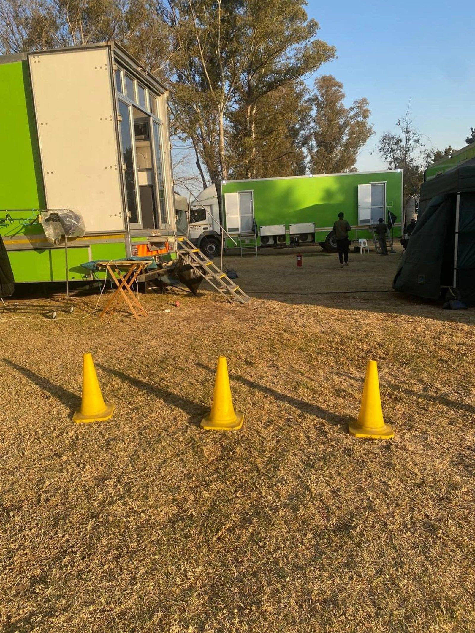 Etage Academy mobile classroom unit reaching a rural community